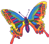 Neon butterfly - Click image to download.