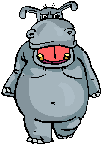 Angry hippo - Click image to download.