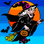 Halloween witch - Click image to download.