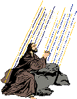 Jesus prays - Click image to download.