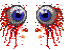 Bloody eyeballs - Click image to download.